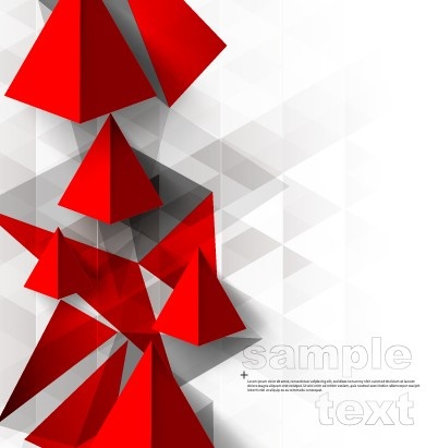 3D Geometrie glänzend Hintergrundgrafik