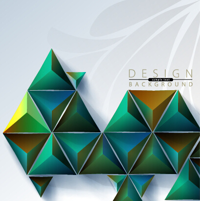 3D Geometrie glänzenden Hintergrund Grafik Vektor