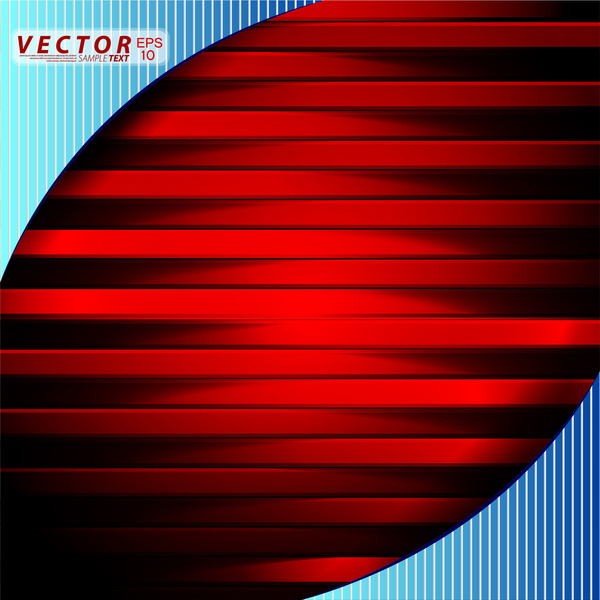 rot gestreifte 3D-Illustration auf blauem Hintergrund