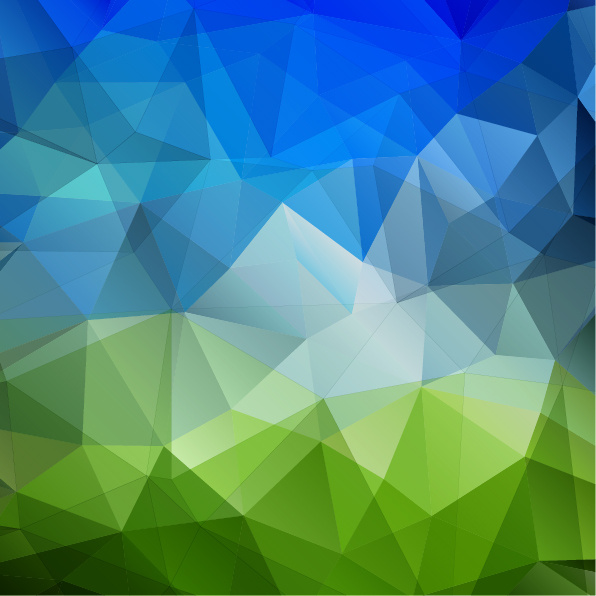 3D-Hintergrund Dreieck geometrischen Vektoren