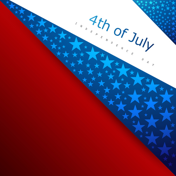 4 Juli kemerdekaan Amerika hari bendera kreatif kawat perayaan gelombang desain