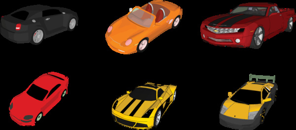 6 automobili di vettore