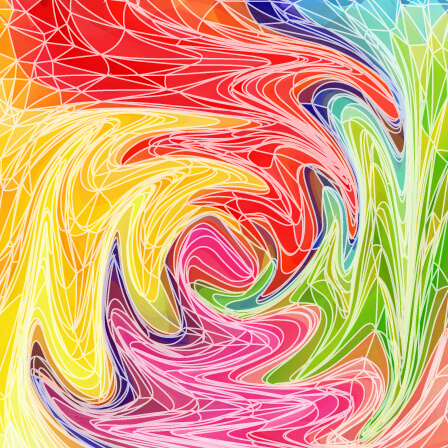efecto artístico abstracto colorido vector fondo