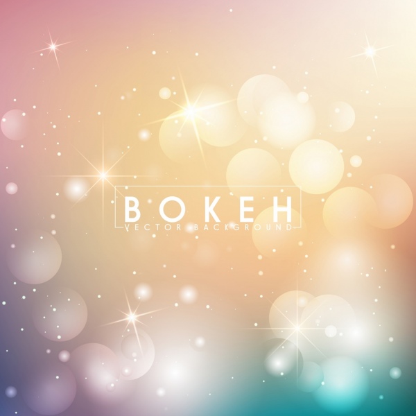 sfondo bokeh brillante luce la decorazione astratta