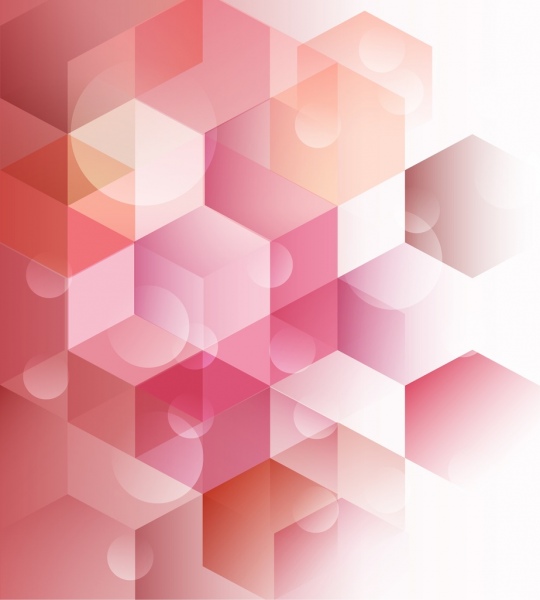 abstrak latar belakang poly rendah pink cerah bokeh dekorasi