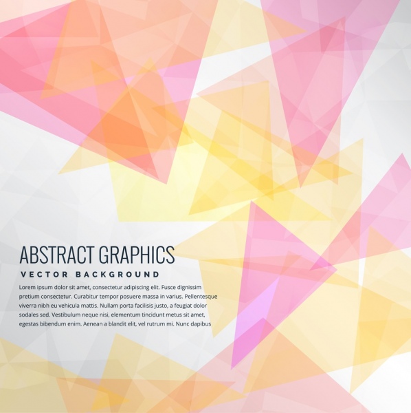 Fondo abstracto colorido decoración de triángulos