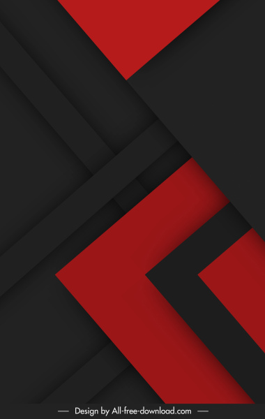 sfondo astratto moderno nero rosso arredamento geometrico