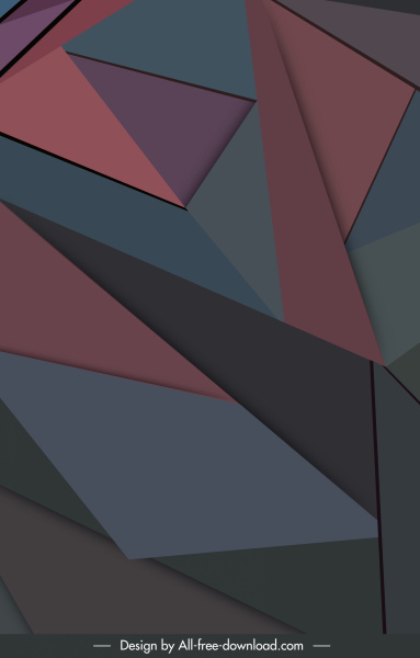 fondo abstracto diseño moderno decoración poligonal geométrica