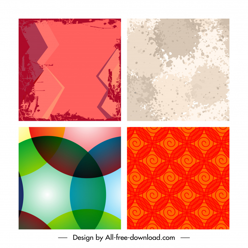 Modèles d’arrière-plan abstraits Moderne Grunge répétitif croquis géométrique