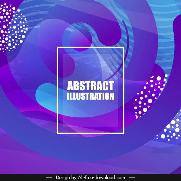 абстрактный фон фиолетовые кривые движение декор