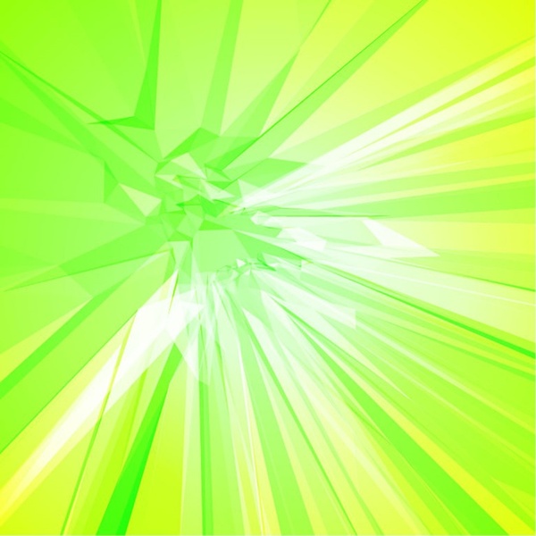 緑の黄色の色ベクトルと抽象的な背景