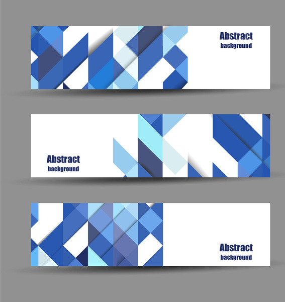 abstrakten Banner Designsets