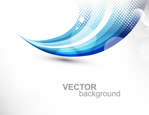 abstracto azul negocios línea onda vector whit fondo