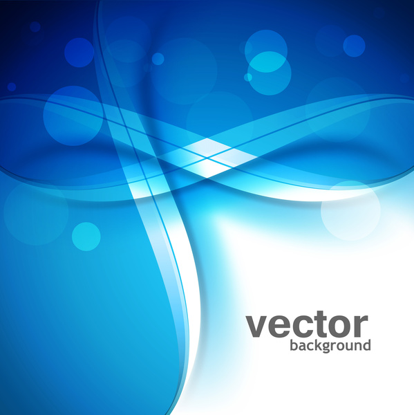 abstrakt blau Business Technologie bunte Welle Vektor