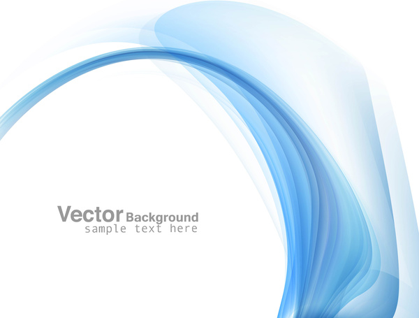 abstrato azul business tecnologia fundo vector de onda colorida