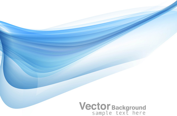 abstrait bleu business technologie vague colorée vector background