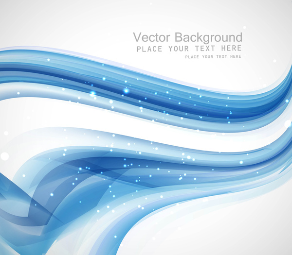 abstrakt blau Business Technologie bunte Welle Pfingstmontag Hintergrund Vektor-illustration