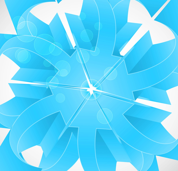 ilustrasi vektor abstrak panah warna-warni biru bisnis