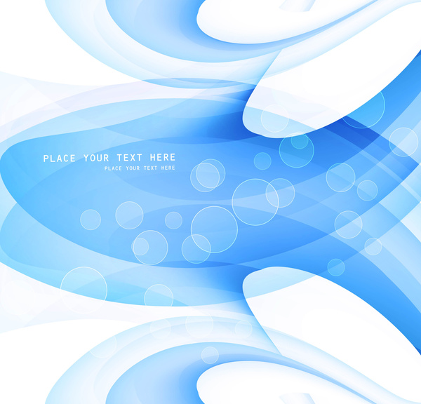 抽象的なブルーのカラフルなテクノロジー波ベクトル デザイン