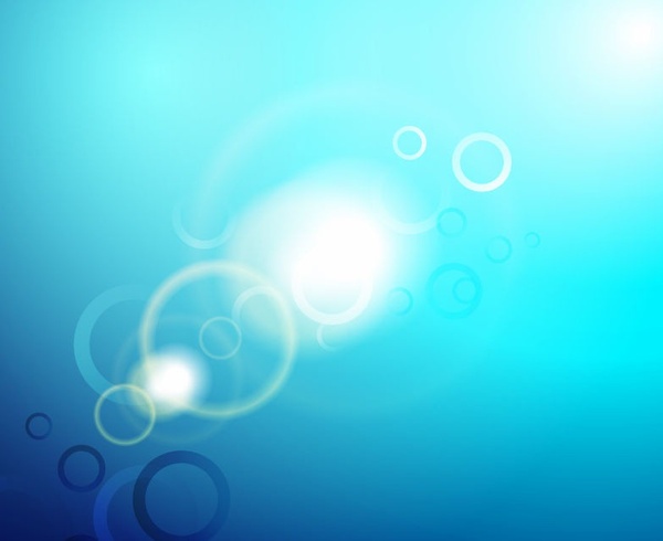 Abstract Blue Light Background Vector