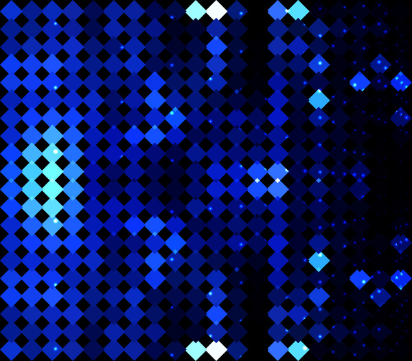 Abstract Blue Light Circle Colorful Halftone Texture Design