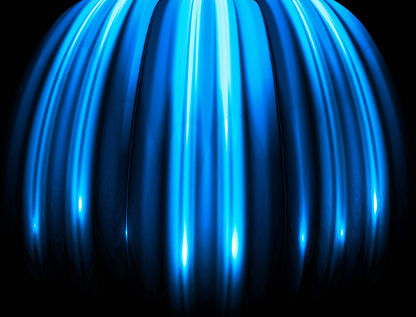 abstrak biru sinar Floral vector latar belakang