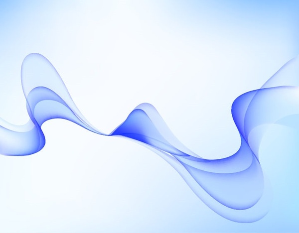 abstraits bleus lignes lumineuses lisses vector background