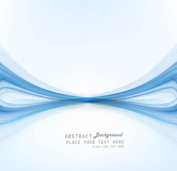Abstract Blue Technology Stylish Colorful Wave Vector