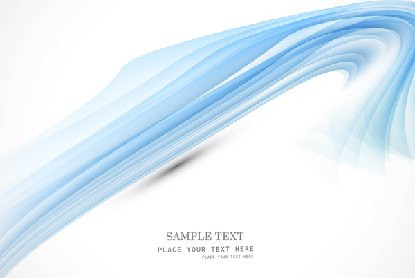 抽象的なブルー テクノロジー スタイリッシュなカラフルな波ベクトルの聖霊降臨祭の背景