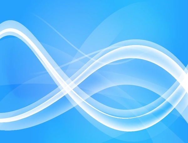 abstrakte blaue Welle hellen Hintergrund Vektor-illustration