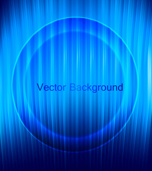 vetor de retrô círculo abstrato linha colorida azul brilhante