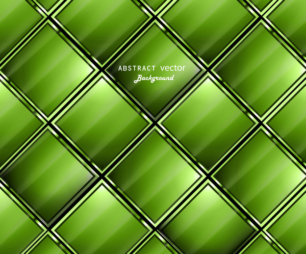 vetor de textura abstrata círculo de quadrados coloridos verde brilhante