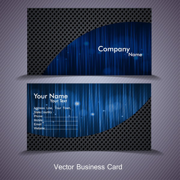 抽象的なビジネス カード