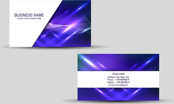 abstrak bisnis kartu template