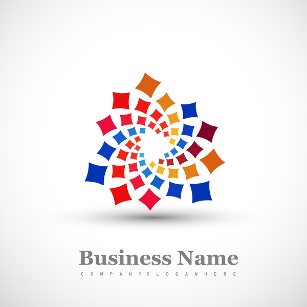 Abstract Business Icon Success Colorful Vector Design
