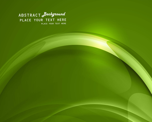 abstrakte bunte grüne Welle Vektor-Design-illustration