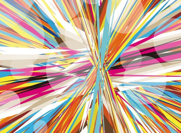 Ilustración de vector de fondo abstracto colorido desorden