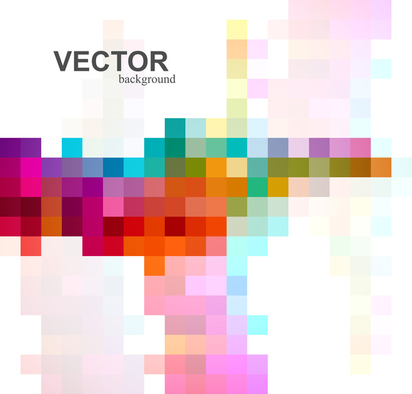 vector de fondo abstracto colorido mosaico