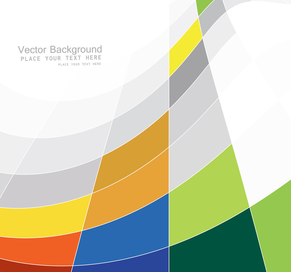 Desain persegi vektor abstrak mosaik berwarna-warni