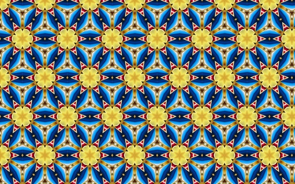 illustration vectorielle motif symétrique coloré abstrait