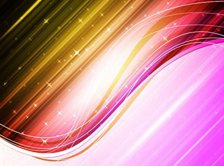 vector de ondas de colores abstractos