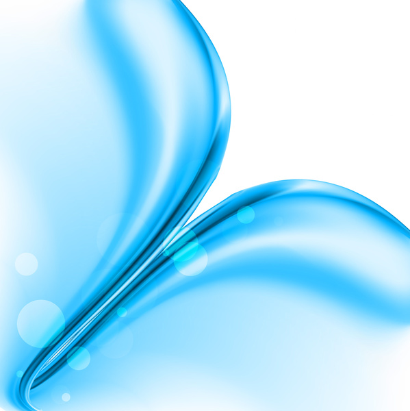 abstrakte farbenfrohe helle blaue Welle Vektor-design