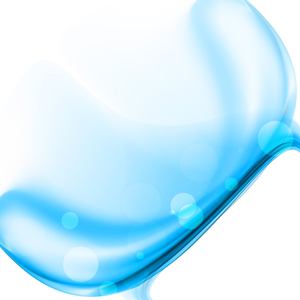 disegno di vettore di colorfull astratto luminoso blu dell'onda