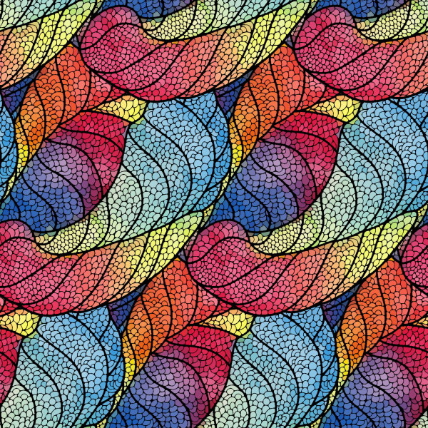 抽象的な魚スケール パターン ベクトル