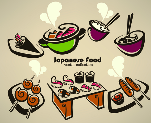alimentos abstrato logotipos design criativo vector