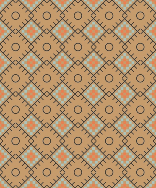 Abstract geometric pattern color clásico diseño sin costuras