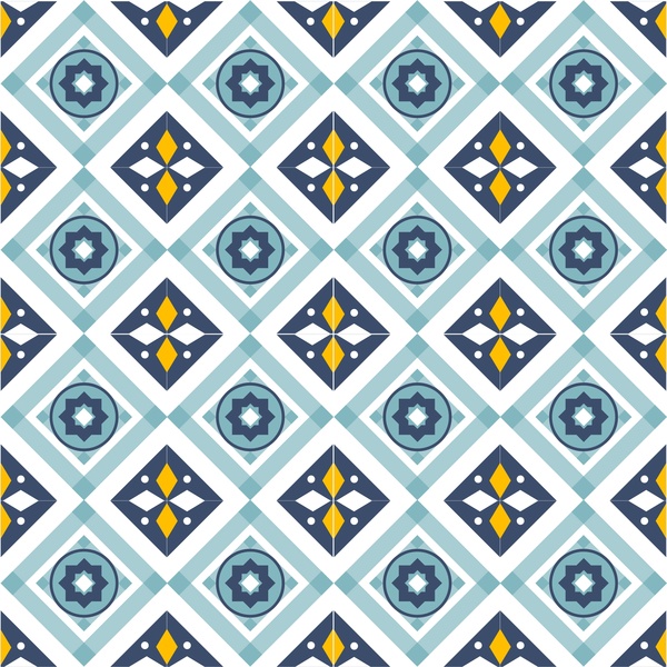 design de padrão geométrico abstrato com estilo de repetição