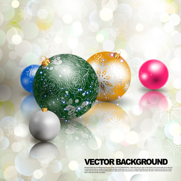 Abstract Glowing 3d Christmas Floral Art Pattern Ball Vector