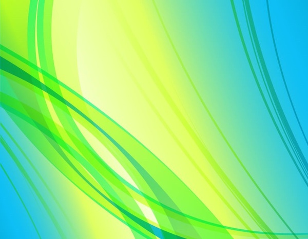 抽象綠色藍色黃色背景向量圖形