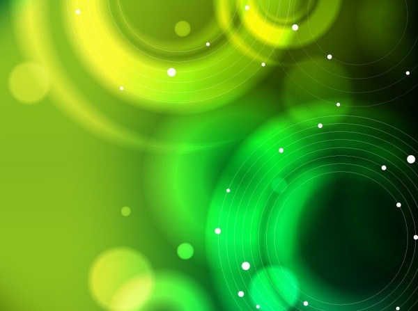 hijau abstrak bokeh vector latar belakang